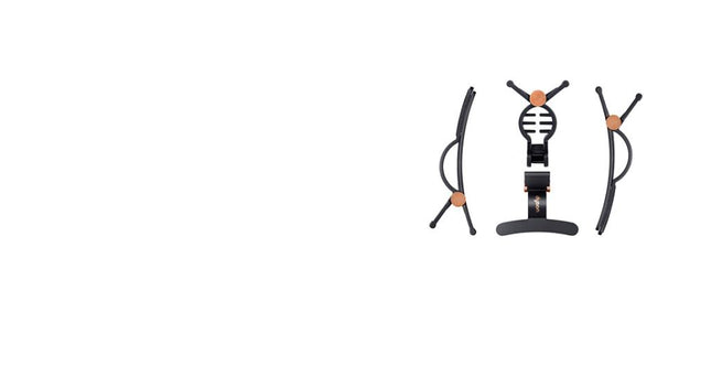 2 scheiding-haarclips en 2 brede haarclips.