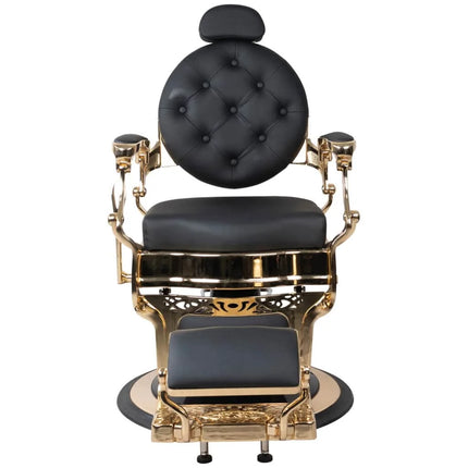 Dita Black Gold Chrome Barberchair
