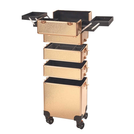 Sibel Trolley Koffer Rosé Gold
